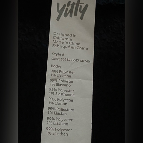 NWT YITTY Pet Me Short Fuzzy Zip Up One Piece Black Size Large - Picture 12 of 14